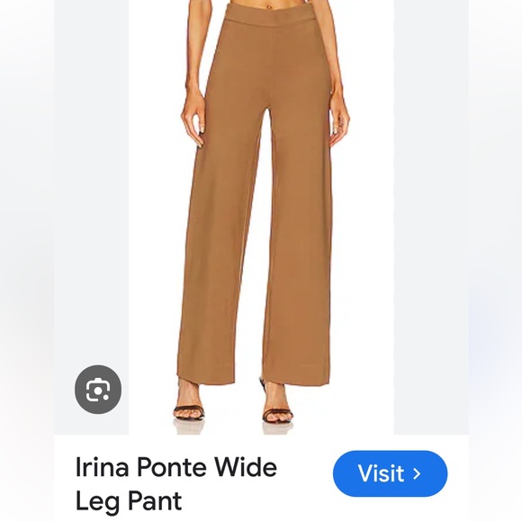 NWT $225 Rag & Bone Ivory Irina Ponte Wide leg Pants Size XXS - Picture 2 of 13